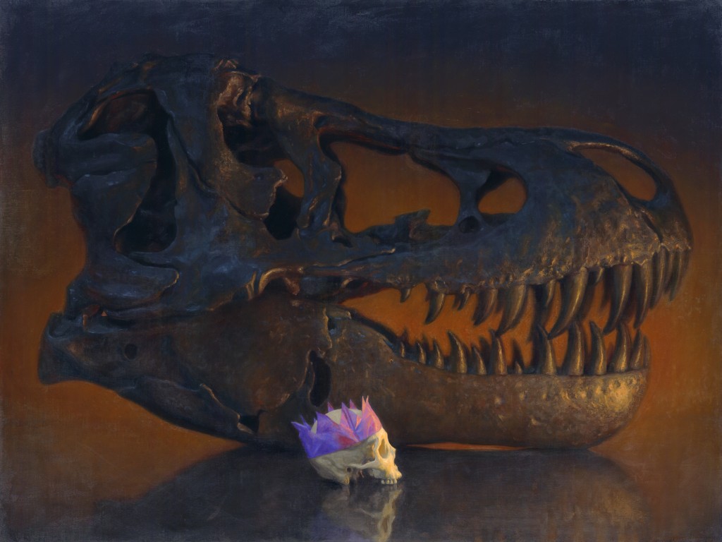 "Rex (new version)" (oil on linen, 45 x 60 inches, 2013)