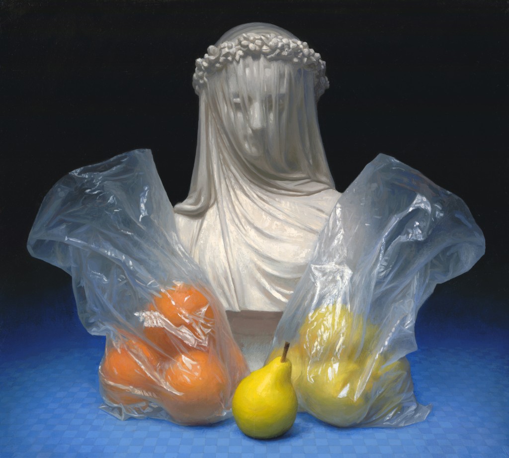 "Veiled"  (oil on linen, 18 x 20 inches, 2007)